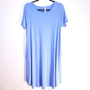 Zenana Outfitters Short Sleeve Jersey Tee Dress